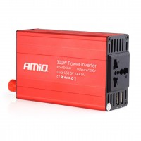 INVERTER 24-230V max300W-peak600W ME 2 USB AMiO – 1 ΤΕΜ. Ανορθωτές και Αντάπτορες