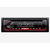 JVC RADIO CD MP3 USB AUX ΚΟΚΚΙΝΟ ΦΩΤΙΣΜΟ ΣΥΜΒΑΤΟ ΜΕ ANDROID Multimedia