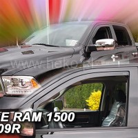 DODGE RAM 1500 IV 4D 2009+ ΖΕΥΓΑΡΙ ΑΝΕΜΟΘΡΑΥΣΤΕΣ ΑΠΟ ΕΥΚΑΜΠΤΟ ΦΙΜΕ ΠΛΑΣΤΙΚΟ HEKO - 2 ΤΕΜ. Dodge