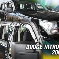 DODGE NITRO 5D 2007+ ΖΕΥΓΑΡΙ ΑΝΕΜΟΘΡΑΥΣΤΕΣ ΑΠΟ ΕΥΚΑΜΠΤΟ ΦΙΜΕ ΠΛΑΣΤΙΚΟ HEKO - 2 ΤΕΜ. Dodge