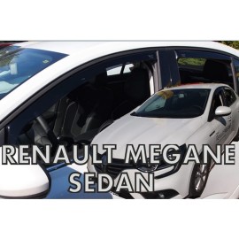 RENAULT MEGANE IV GRAND COUPE 4D SEDAN 2017+ ΣΕΤ ΑΝΕΜΟΘΡΑΥΣΤΕΣ ΑΥΤΟΚΙΝΗΤΟΥ ΑΠΟ ΕΥΚΑΜΠΤΟ ΦΙΜΕ ΠΛΑΣΤΙΚΟ HEKO - 4 ΤΕΜ. Renault